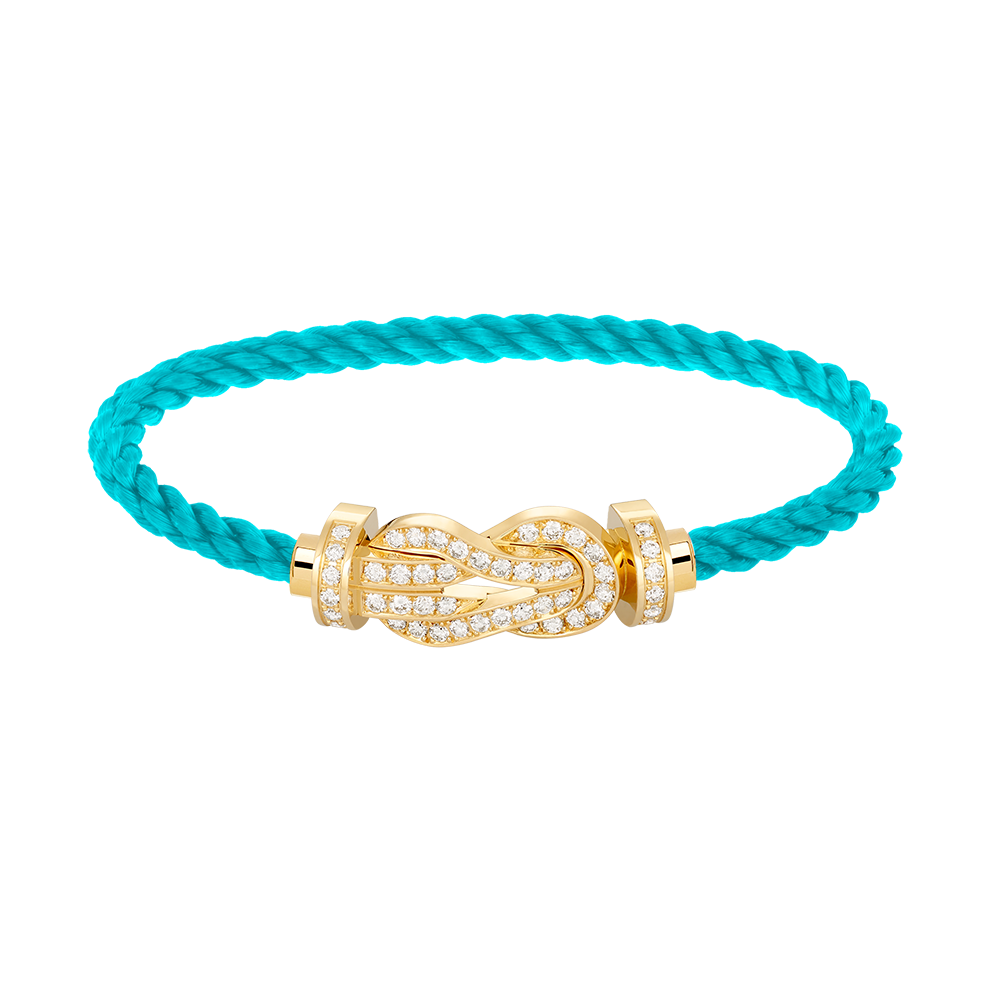 [Stars Jewelry]CHANCE LARGE 8 FIGURE BUCKLE FULLDIAMOND BRACELET GOLD