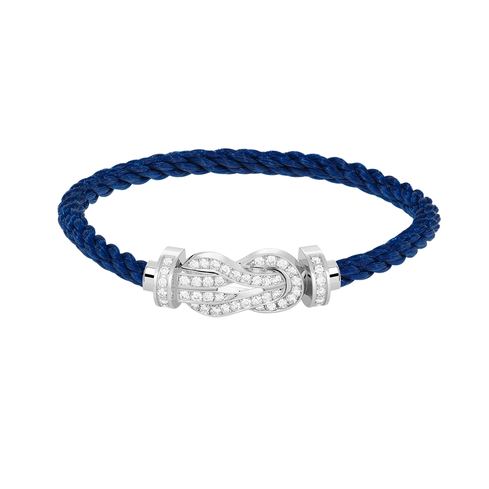 [Stars Jewelry]CHANCE LARGE 8 FIGURE BUCKLE FULL DIAMOND BRACELET SILVER