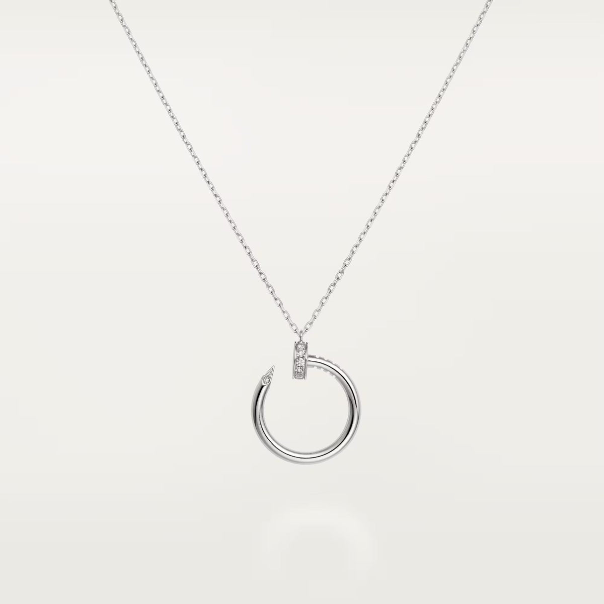 [Stars Jewelry]JUSTE NECKLACE HALF DIAMOND