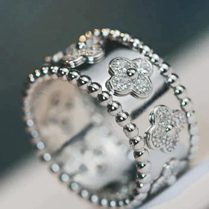 [Stars Jewelry]CLOVER KALEIDOSCOPE RING 10MM