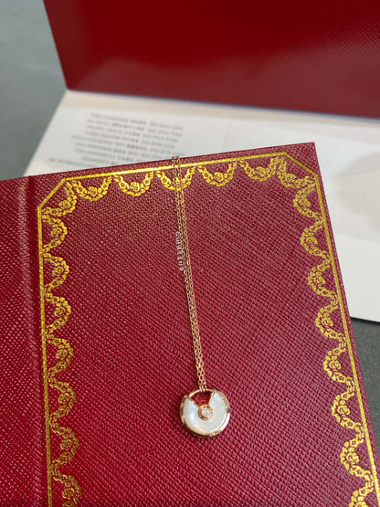 [Stars Jewelry]AMULETTE ROSE GOLD MOP NECKLACE