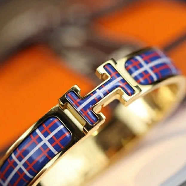 [Stars Jewelry]H TARTAN BRACELET 12MM