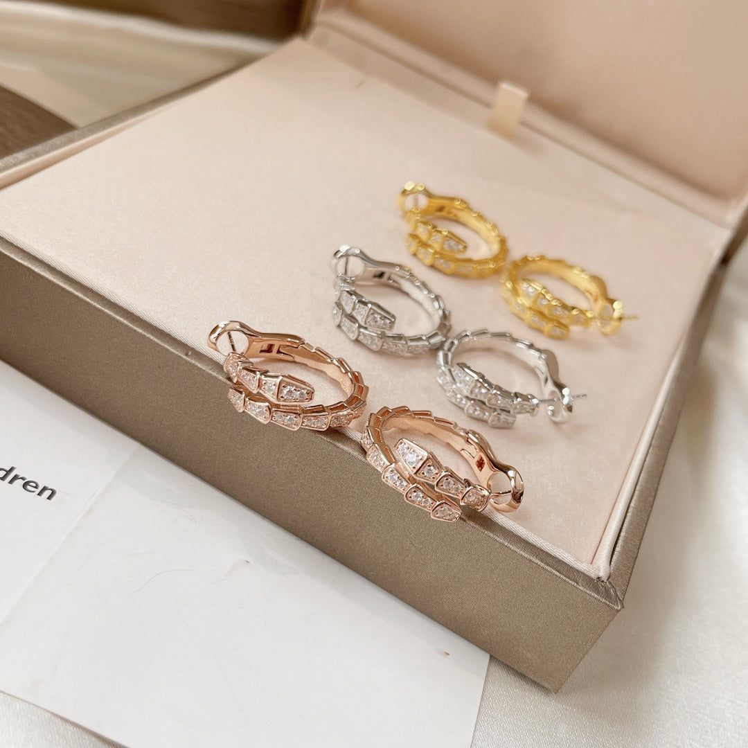 [Stars Jewelry]SERPENTI EARRINGS DIAMOND