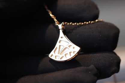[Stars Jewelry]DREAM NECKLACE WHITE MOP PINK GOLD 1 DIAMOND