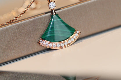 [Stars Jewelry]DREAM NECKLACE MALACHITE DIAMOND
