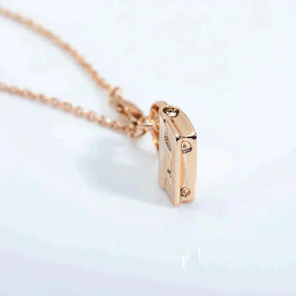 [Stars Jewelry]AMULETTE PEDANT ROSE GOLD NECKLACE