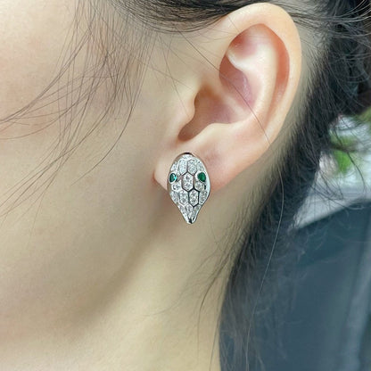[Stars Jewelry]SERPENT DIAMOND STUD EARRINGS
