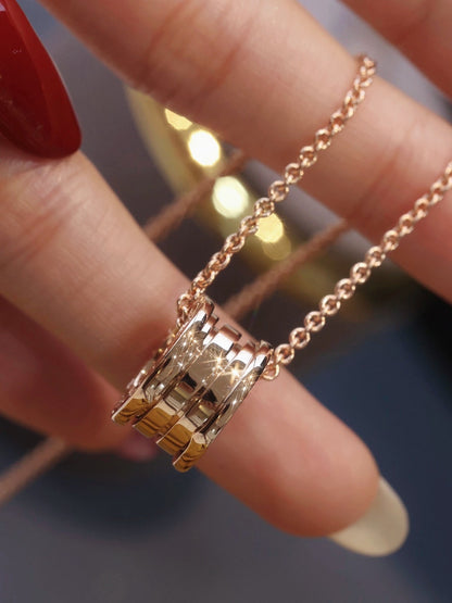[Stars Jewelry]ZERO 1 PINK GOLD NECKLACE