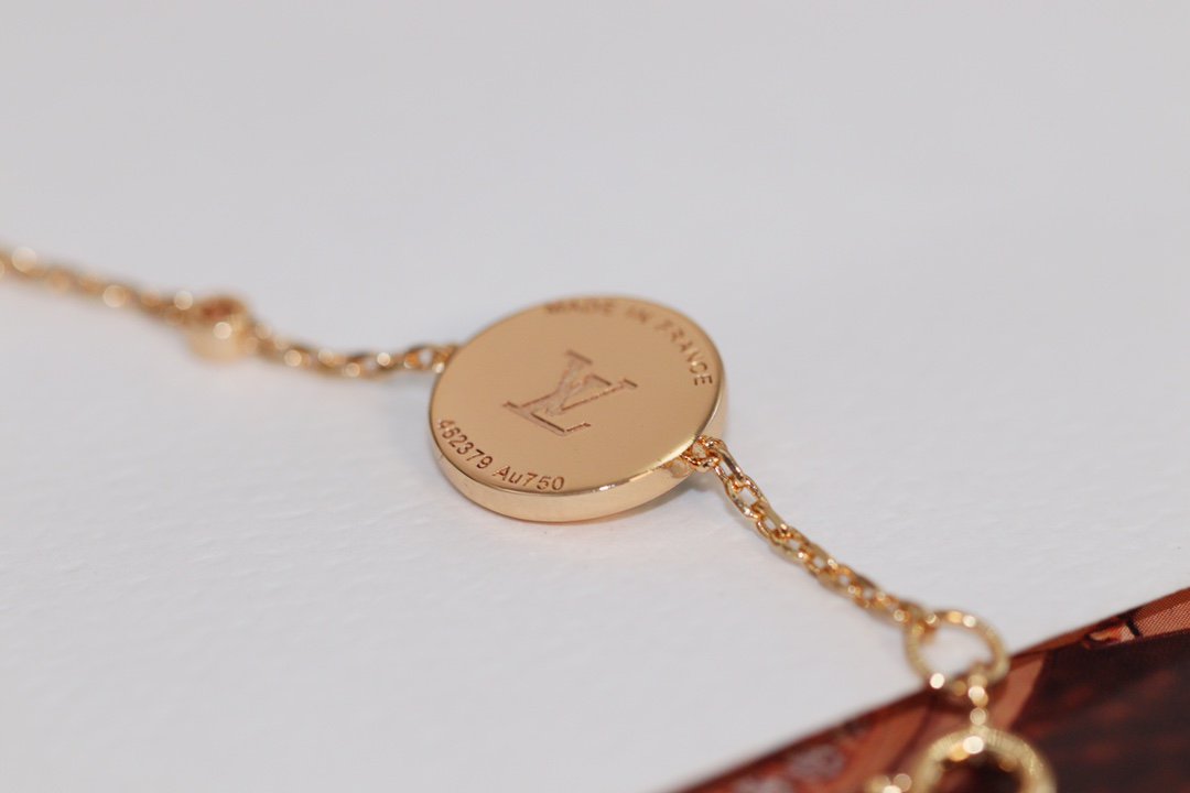 [Stars Jewelry]STAR AND SUN 4 MOTIF PINK GOLD MALACHITE BRACELET