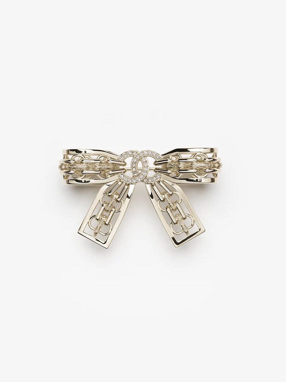 [Stars Jewelry]25K Hollow Bow Brooch
