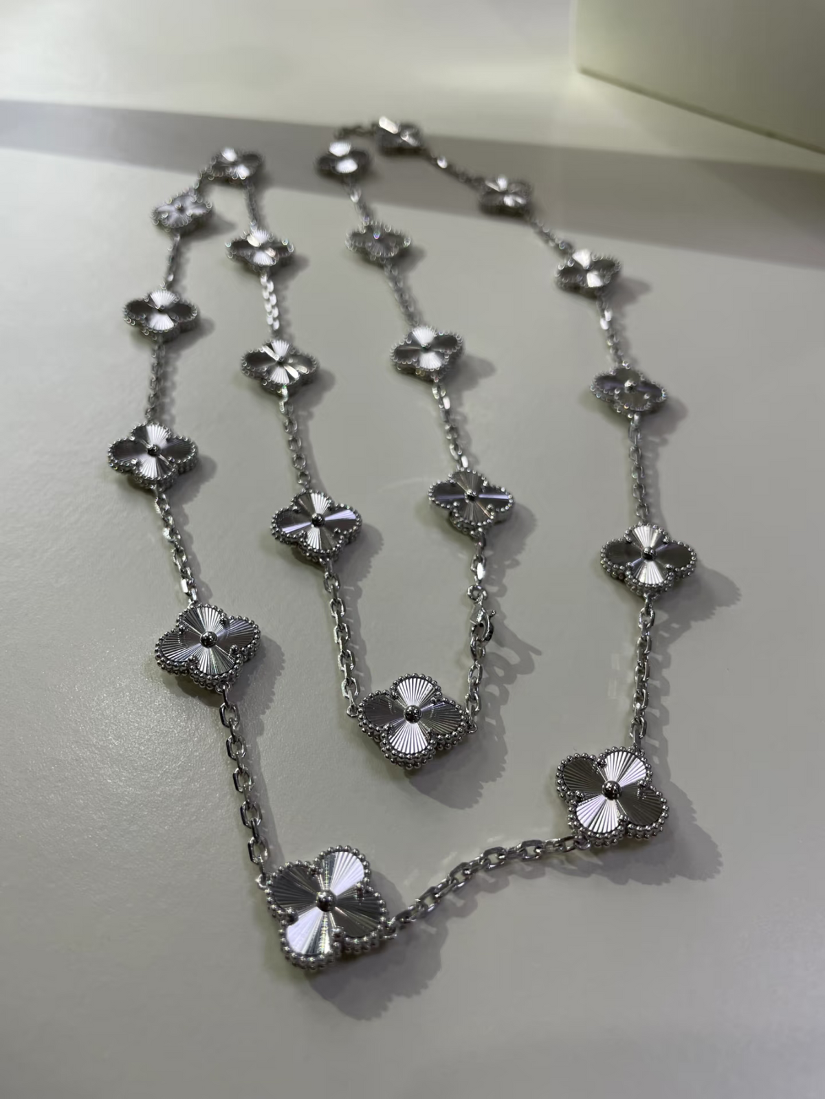 [Stars Jewelry]CLOVER 20 MOTIFS SILVER LASER