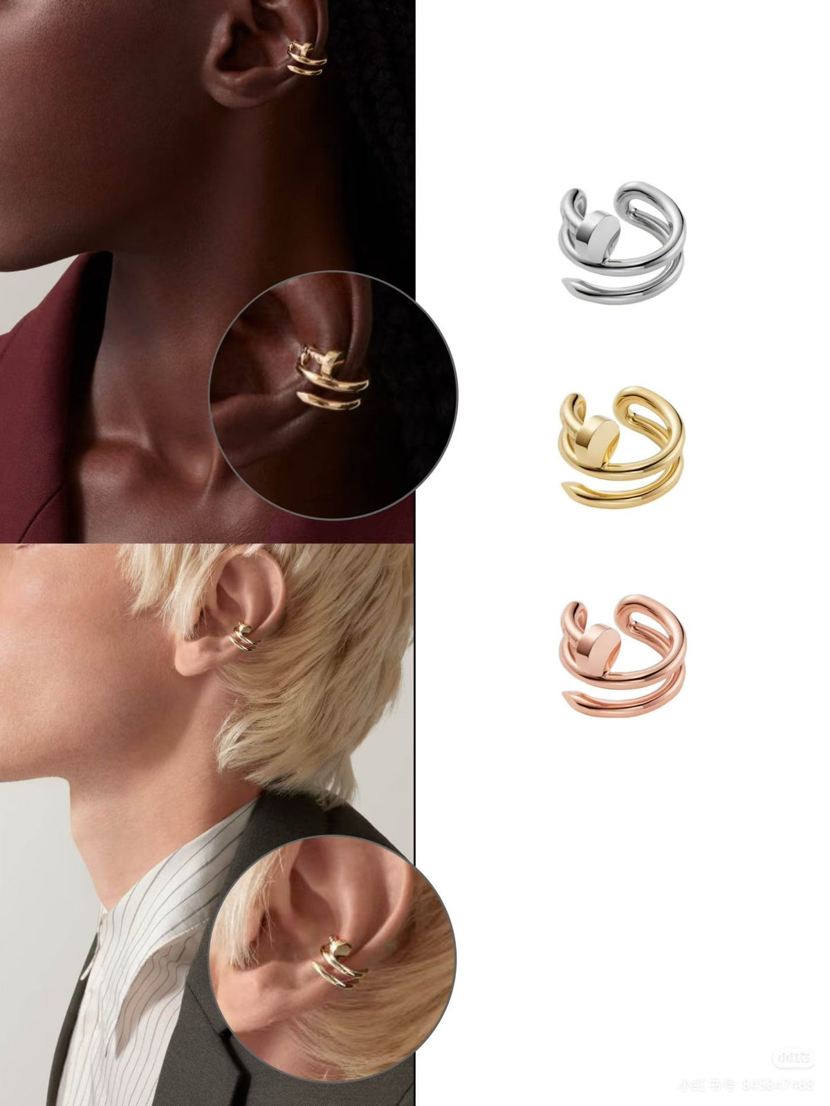 [Stars Jewelry]Single-ear clip