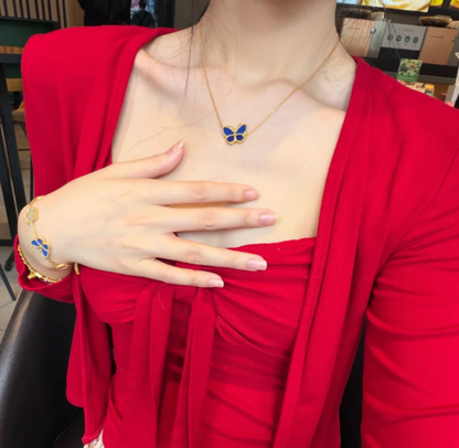[Stars Jewelry]2026 NEW BUTTERFLY BLUE   NECKLACE