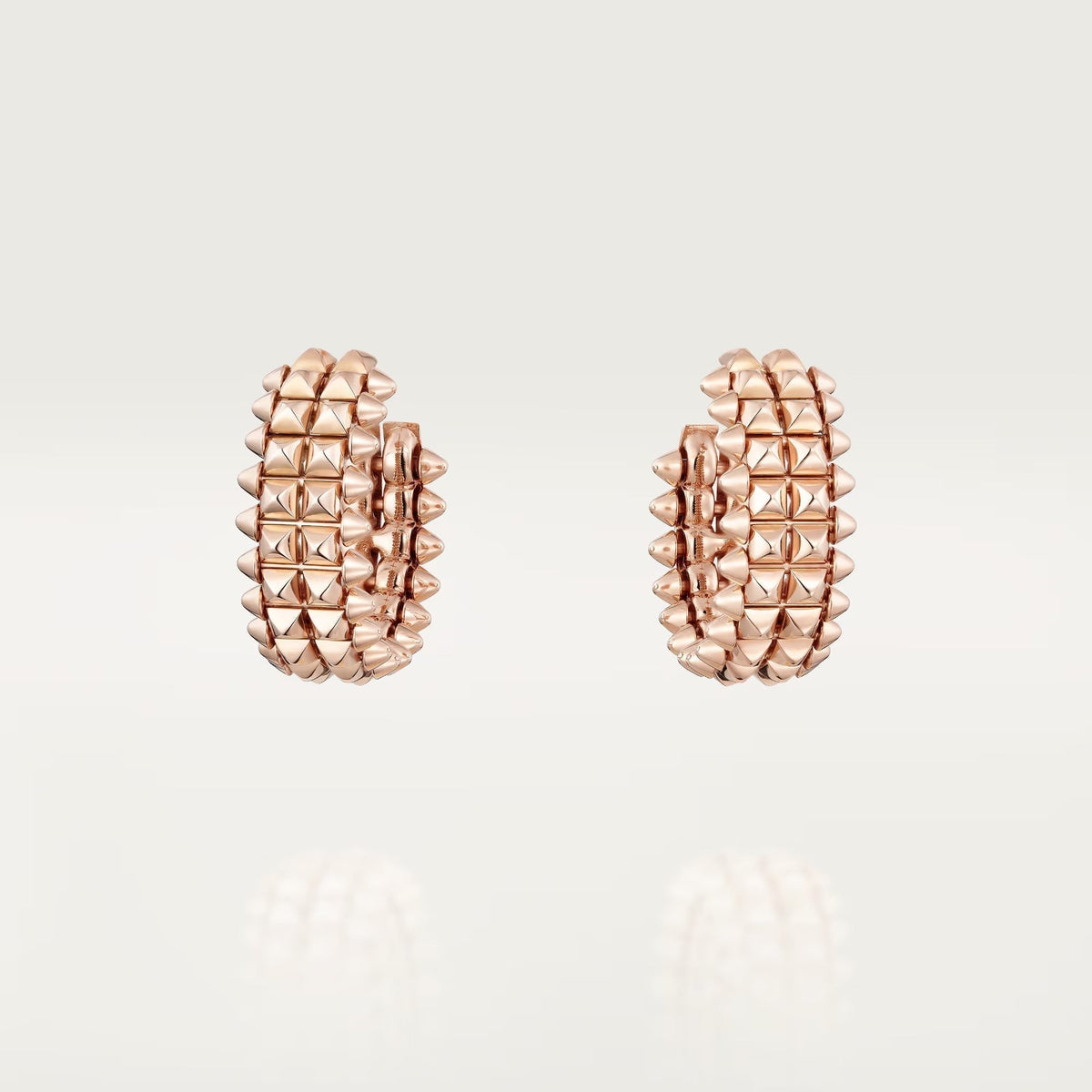 [Stars Jewelry]CLASH 9.2MM DOUBLE ROW EARRINGS