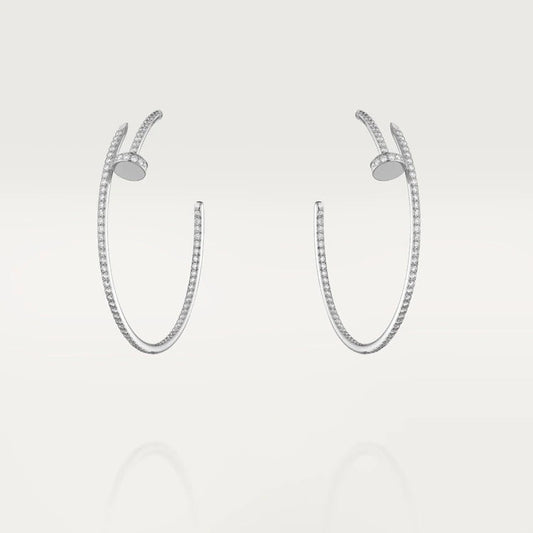 [Stars Jewelry]JUSTE EARRINGS FULL DIAMONDS 1.8MM
