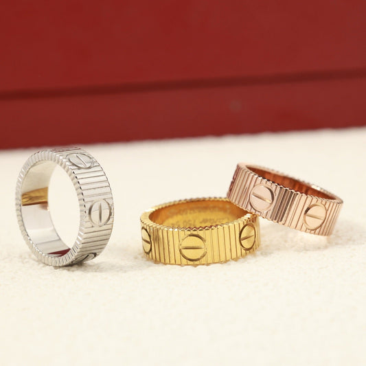 [Stars Jewelry] 2025 NEW LOVE RING BRUSHED STYLE