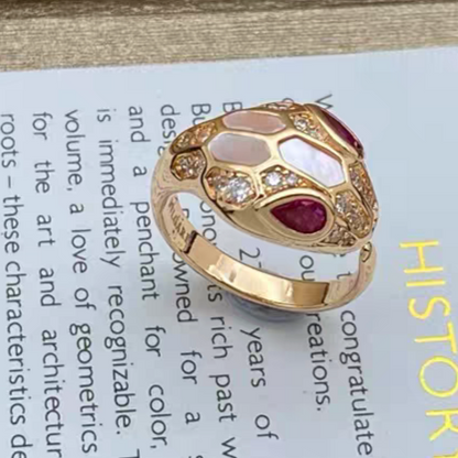 [Stars Jewelry]BRAND NEW ASSORTED SNAKE HEAD MOTHER OF PEARL RINGS