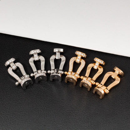 [Stars Jewelry]FORCE LARGE HORSESHOE HALF DIAMOND BRACELET ROSE GOLD