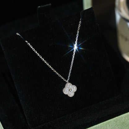 [Stars Jewelry]CLOVER MINI 9.5MM PENDANT DIAMOND NECKLACE