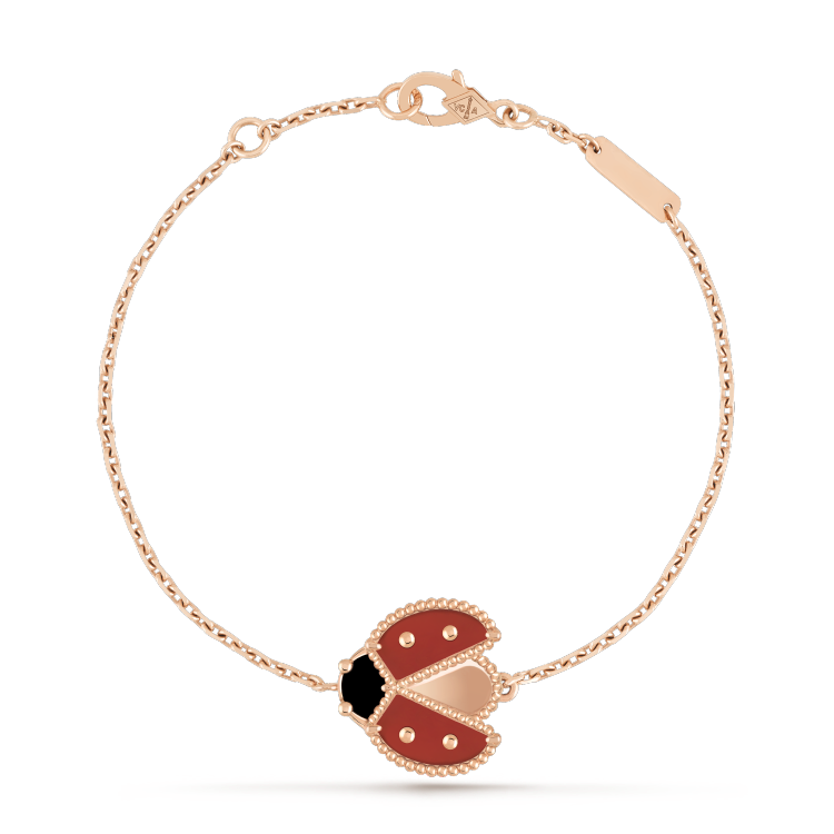 [Stars Jewelry]LUCKY SPRING 1 MOTIF PINK GOLD BRACELET