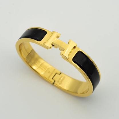 [Stars Jewelry]H BLACK BRACELET