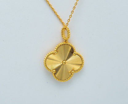 [Stars Jewelry]CLOVER 25MM PEDANT NECKLACE GOLD