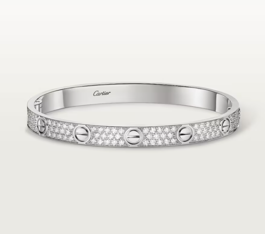 [Stars Jewelry]NEW-LOVE-6.1MM-Width Diamond-Studded Bracelet