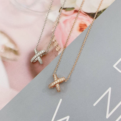 [Stars Jewelry]JEUX DE DIAMOND NECKLACE