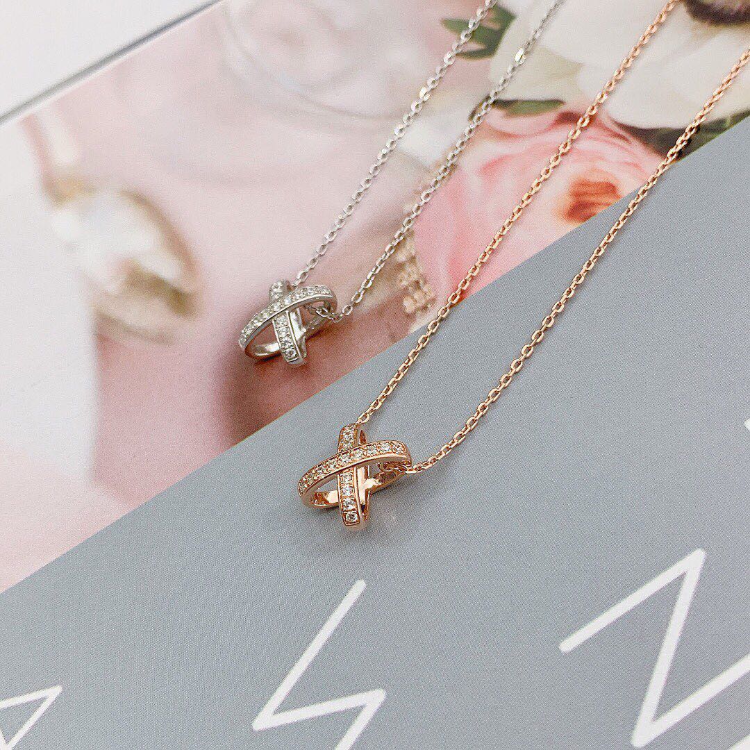 [Stars Jewelry]JEUX DE DIAMOND NECKLACE