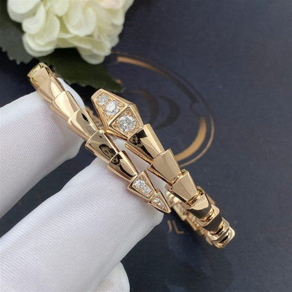 [Stars Jewelry]SERPENTI BRACELET DIAMONDS PINK GOLD