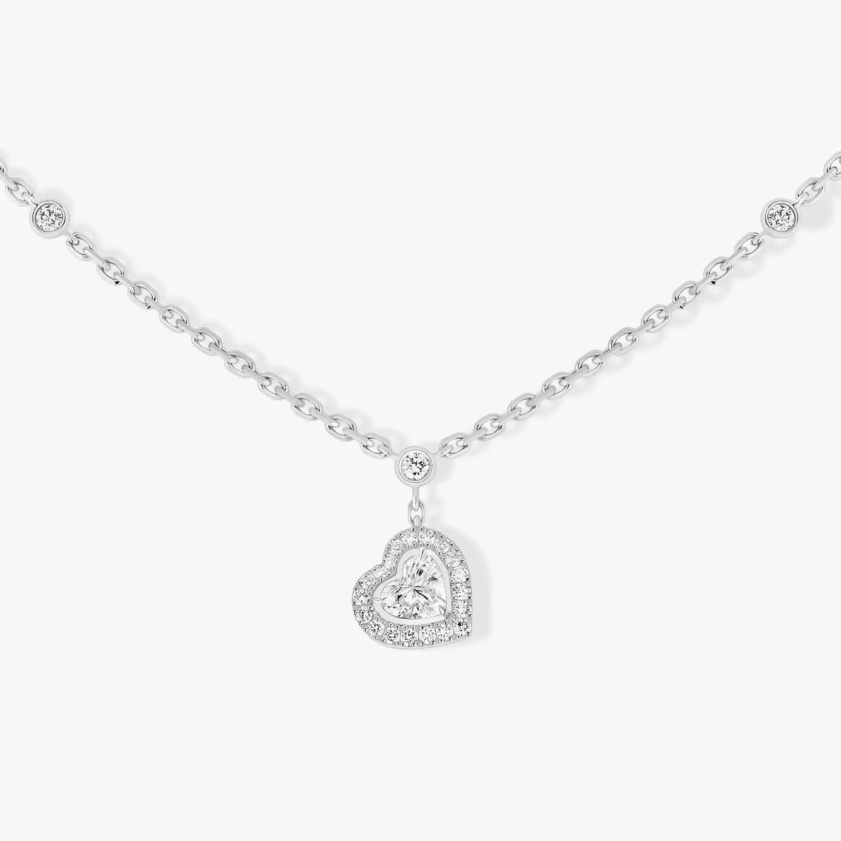 [Stars Jewelry]JOY HEART DIAMOND NECKLACE