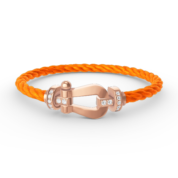 [Stars Jewelry]FORCE LARGE HORSESHOE HALF DIAMOND BRACELET ROSE GOLD