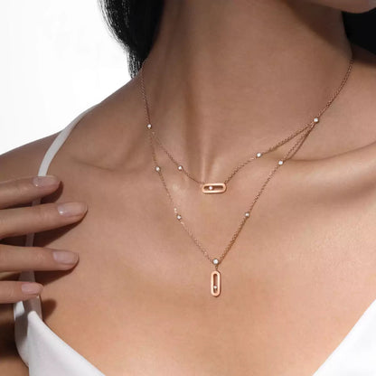 [Stars Jewelry] Move Uno Diamond Necklace