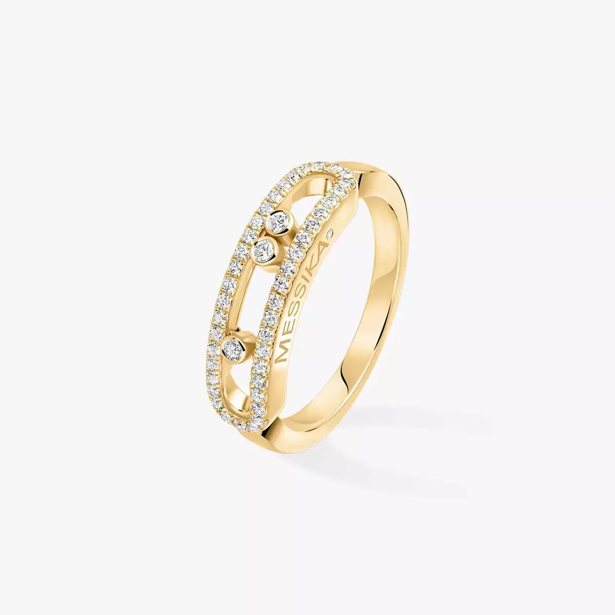 [Stars Jewelry] Baby Move Gold Diamond Pave_ Ring
