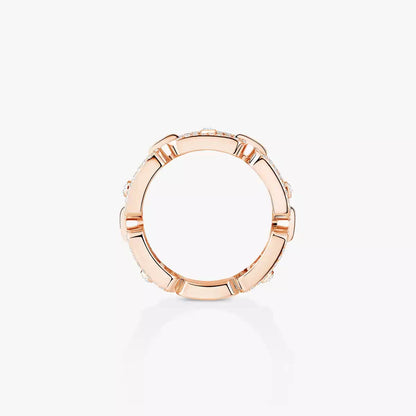 [Stars Jewelry]Move Link Pave_-Set Diamond Ring