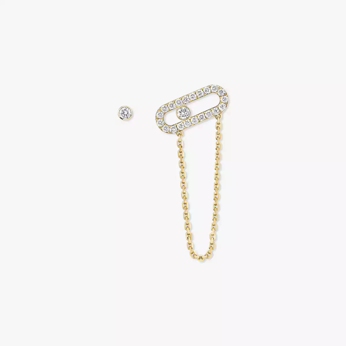 [Stars jewelry]Move Uno Diamond Earrings