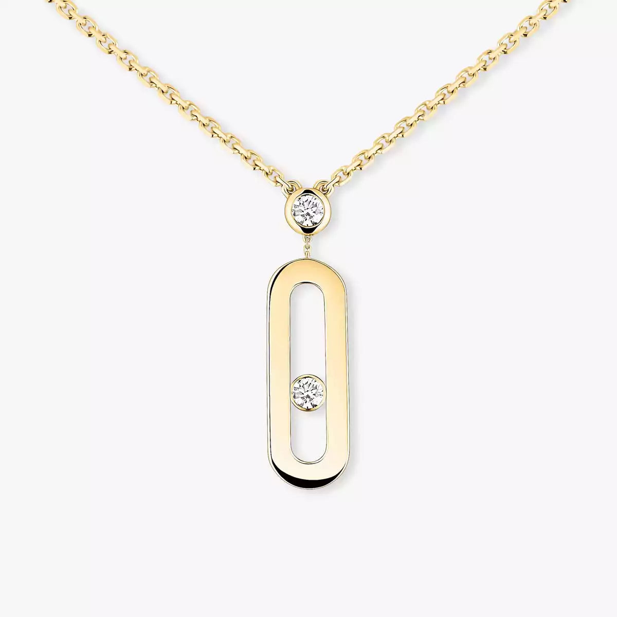 [Stars Jewelry] Move Uno Gold Diamond Long Necklace