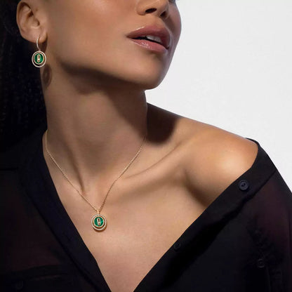 [Stars Jewelry]Lucky Move Diamond Necklace in Rose Gold and White Mother-of-Pearl