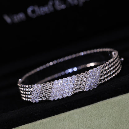 [Stars Jewelry]  FIVE-ROW DIAMOND BRACELET