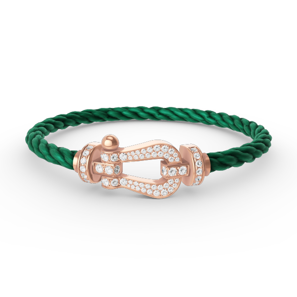 [Stars Jewelry]FORCE LARGE HORSESHOE FULL DIAMOND BRACELET ROSE GOLD