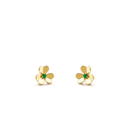 [Stars Jewelry]FRIVOLE  FLOWER MALACHITE EARRINGS
