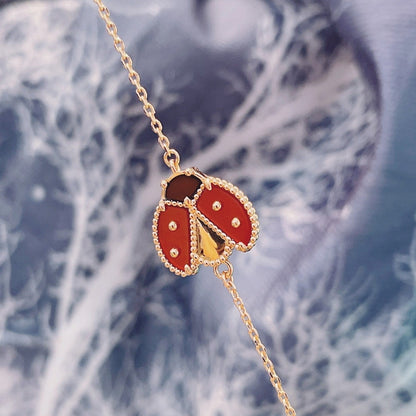 [Stars Jewelry]LUCKY SPRING 1 MOTIF PINK GOLD BRACELET