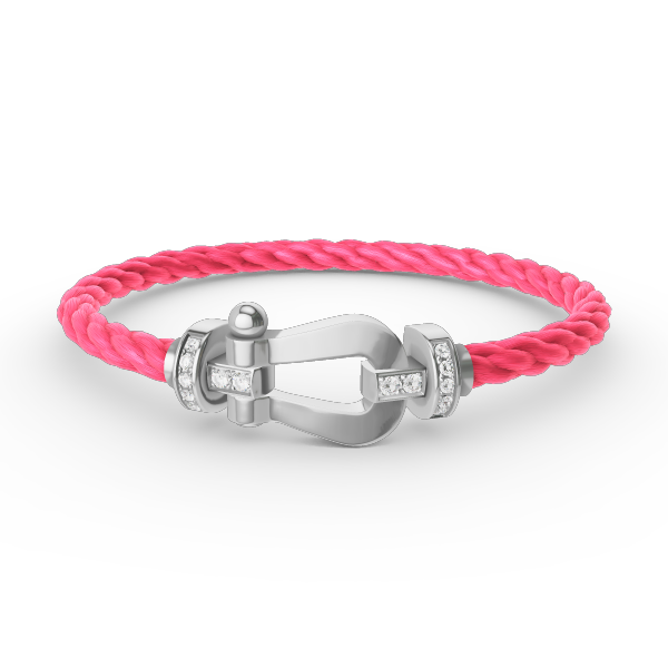 [Stars Jewelry]FORCE LARGE HORSESHOE HALF DIAMOND BRACELET SILVER