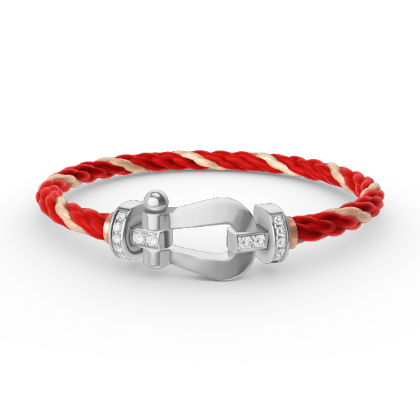 [Stars Jewelry]FORCE LARGE HORSESHOE HALF DIAMOND BRACELET SILVER
