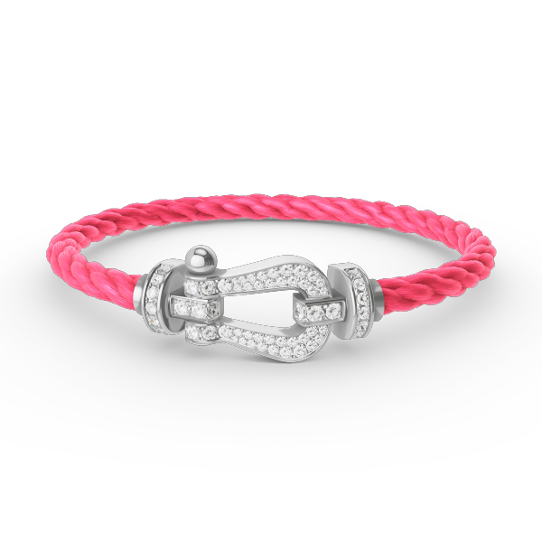 [Stars Jewelry]FORCE LARGE HORSESHOE FULL DIAMOND BRACELET SILVER